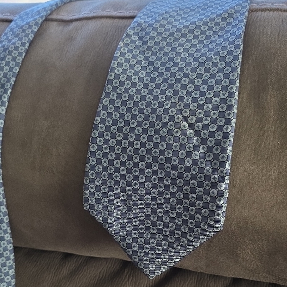 GAP Navy and Gray Geometric Men's Tie